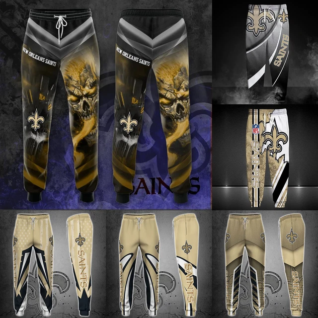 New Orleans Saints Drawstring Sweatpants Men's Casual Pants Gym Running Trousers