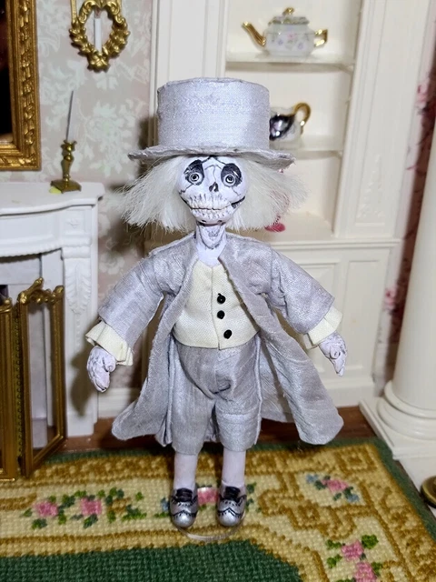Artisan Skeleton Miniature DOLLHOUSE Artist Doll 1:12 OOAK hand Sculpted Scale