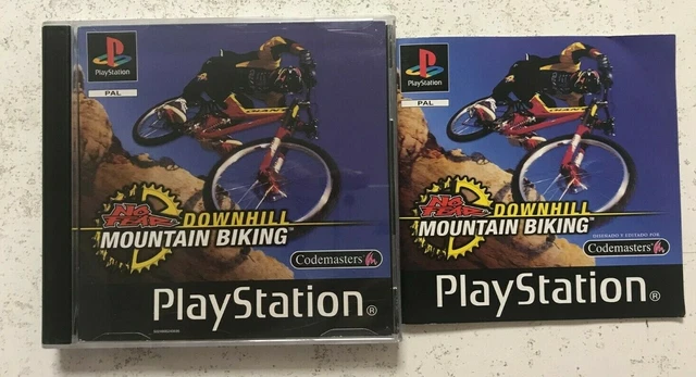 Jeu PS1 No Fear Downhill Mountain Biking - Version Française - Bon état Sans Jaquette Avant Ni Notice