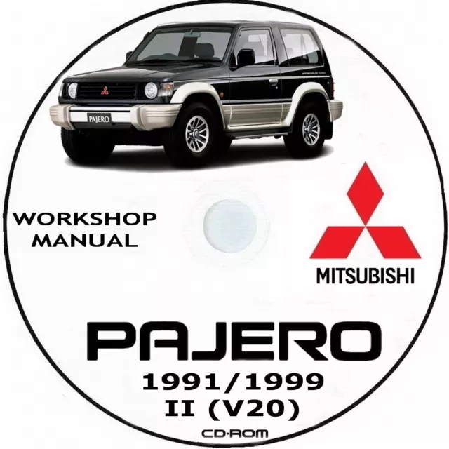 Mitsubishi PAJERO II V20 Workshop Manual, Workshop Manual (ENG)
