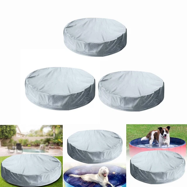 XIEXIESHER – Housse De Protection Pour Bac à Sable Coquillage, Ronde, Bleue, 100 Cm, Imperméable, Pour Extérieur