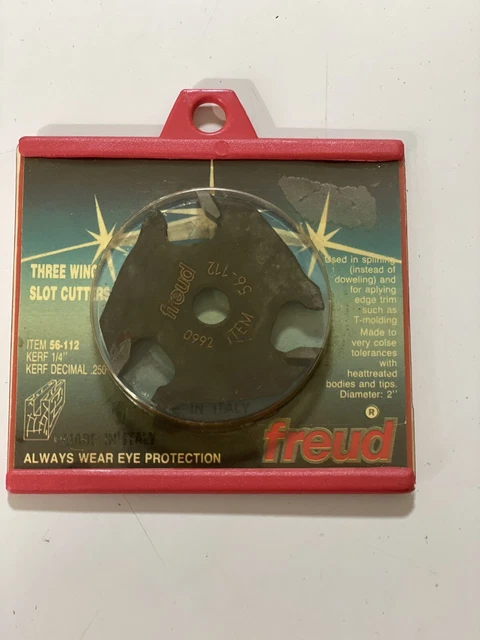 Freud 56-112 1/4" Slot Three Wing Slotting Cutter