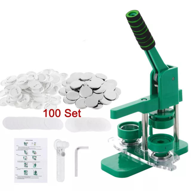 Badge Pin Button Maker Machine DIY Badges Set Pin Button Punch Press Machine