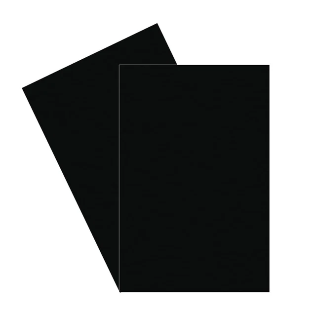 2 Pcs Black Plastic Sheet 8 X 12bX 1/8 Color Plastic ABS Sheet Black Acrylic