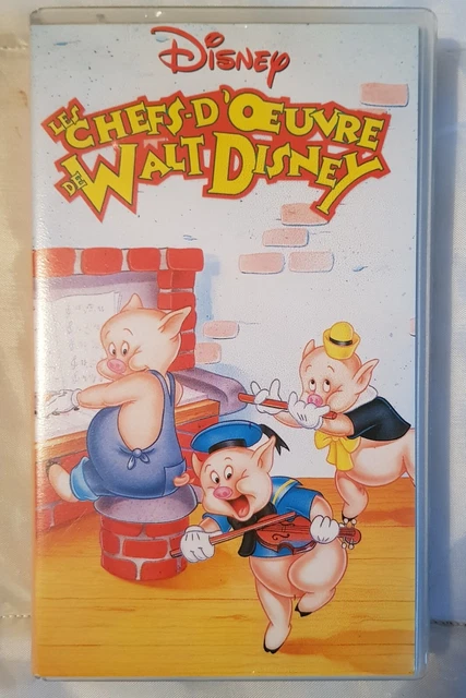 VHS - LES chefs d'oeuvre de Walt Disney - Occasion EUR 3,90 - PicClick FR