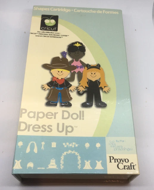 New Cricut Cartridge Paper Doll Dress Up Paper Doll D vrogue.co