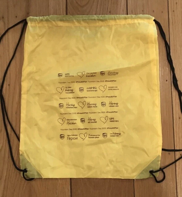 UNITED PARCEL SERVICE UPS Founders' Day 2020 Gym Sack Drawstring Bag