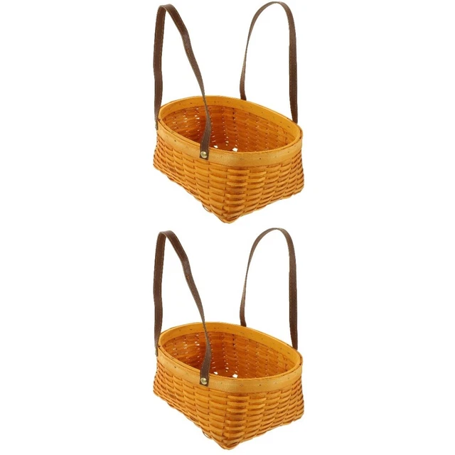 2x cesto picnic portatile grande cesto da picnic per deposito picnic campeggio