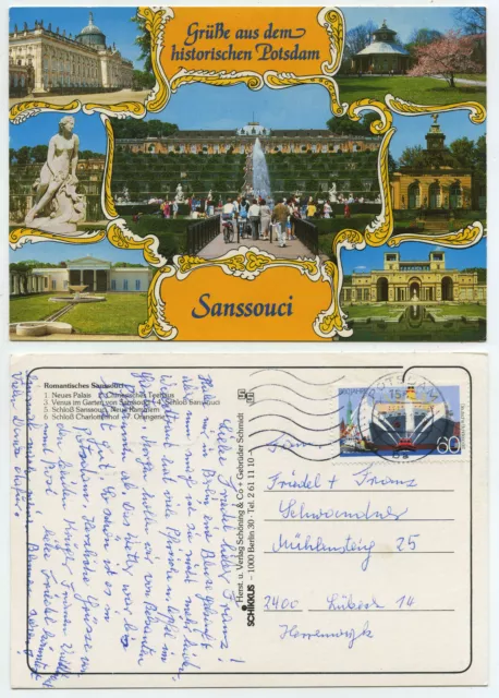 59241 - Potsdam-Sanssouci - postcard, run 17.9.1991