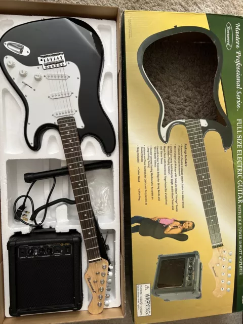 Guitar With Amp & Stand