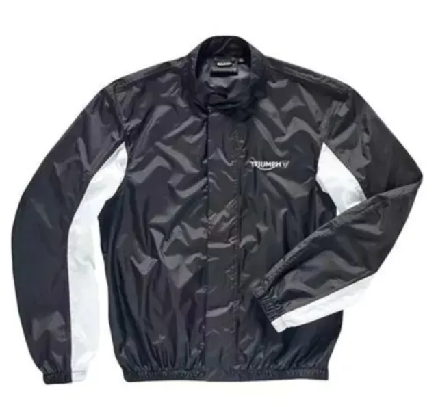 Triumph Motorcycle OEM Men's Rain Jacket size 2XL XXL NWOT