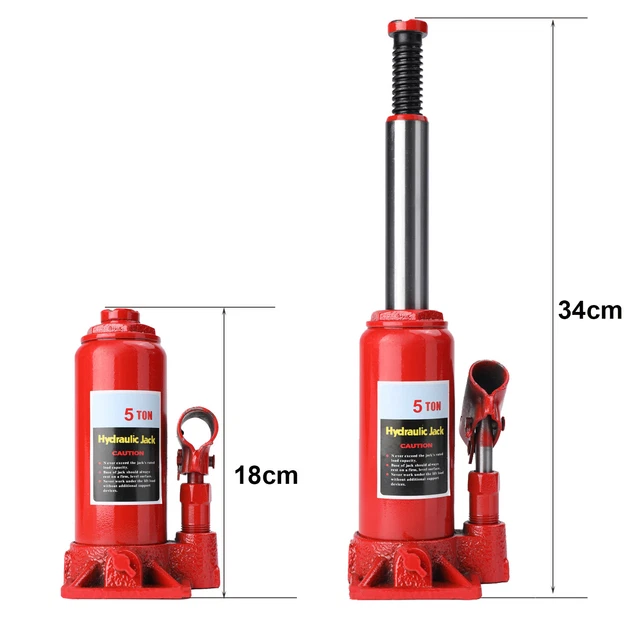 Hydraulischer Wagenheber 3T - Flaschenheber Für Auto & Werkstatt
