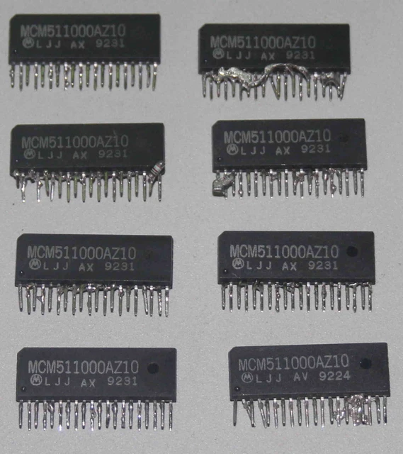 1 MB ZIP RAM fuer Amiga 3000D (und andere), Fast Page DRAM, 1Mx1, 100ns, CMOS, P EUR 15,00