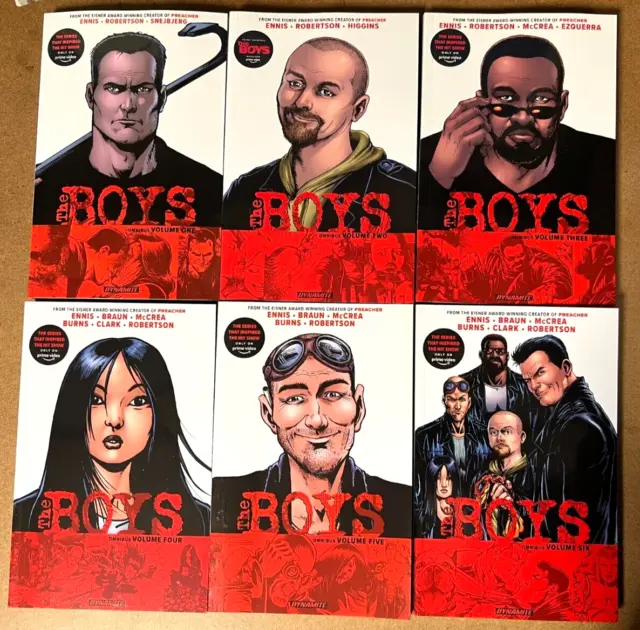 The Boys Omnibus Vol 1 2 3 4 5 6 Tpb Set ($180) New Unread Garth Ennis Dynamite