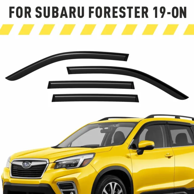 Side Window Deflectors Rain Guards for 2019-2023 Subaru Forester