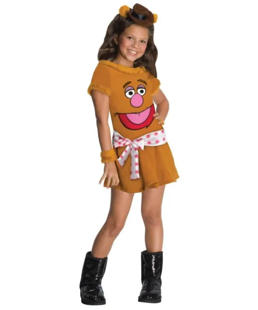 Disney costume The Muppets FOZZIE BEAR Halloween child Costume 5-7 y