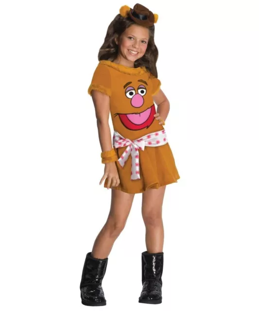Disney costume The Muppets FOZZIE BEAR Halloween child Costume 5-7 y