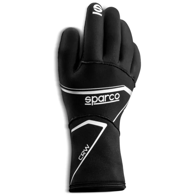 Sparco CRW WP Water Resistant All Weather Pre Curved Karting Gloves