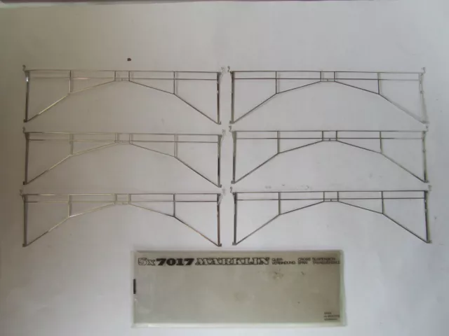 Märklin 7017 H0 - 6 x Querverbindung in OVP - Spannweite 280mm - UNBESPIELT