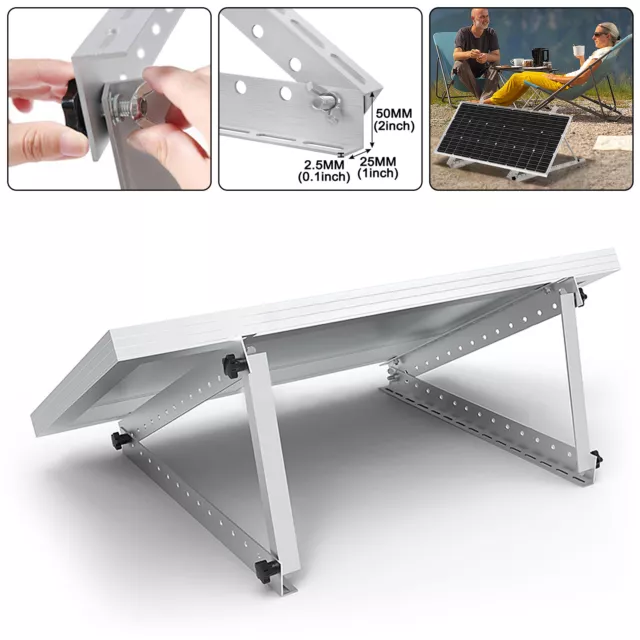 28" 41" Solarmodul Halterung 0°-60° Aufständerung für Solarpanel Montage 0% MwSt