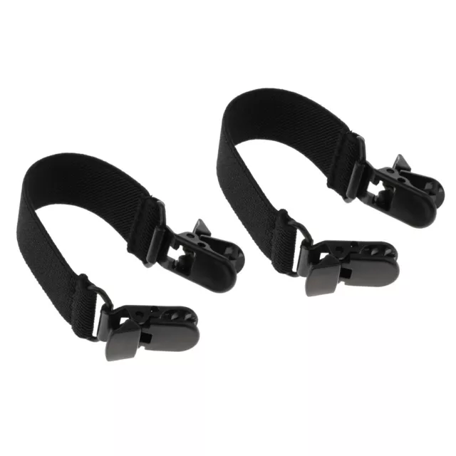 Biker Boot Straps Motorcycle Trouser Elastic Adjustable Pant Stirrup Clips