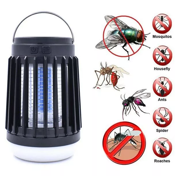 Moskito Killer Insektenvernichter USB Elektrisch LED Lampe Mückenfalle Licht UV