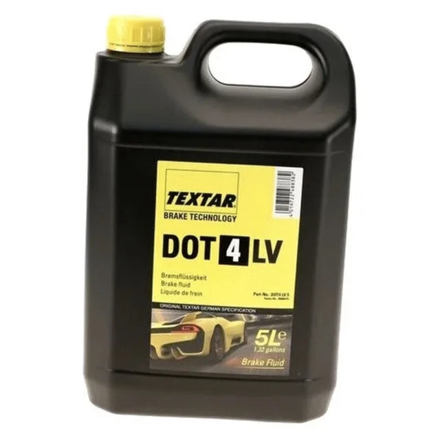 Textar W0133-2214565-TEX DOT 4 LV Brake Fluid 5Le, 1.32 Gallons
