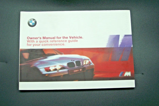 2001 bmw z3 m roadster coupe Owners Manual E36 parts 3 Series new original mz3