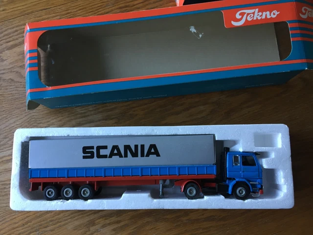 Tekno 1/50 - Scania 142H + Anhänger Nederlandse