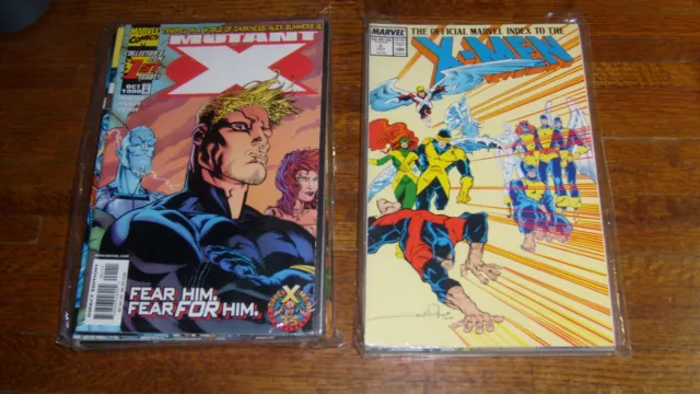 6 X-MEN RELATED SMALL SETS, LOTS, early years, mutant x, index, etc.. 55 comics