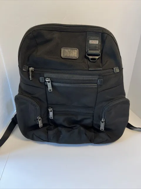 Tumi Alpha Bravo Knox Black Backpack 22681DH Travel Nylon PLEASE READ BELOW