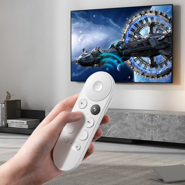 G9N9N IR Remote Replacement Remote Controller for Google TV Chromecast 4K Snow