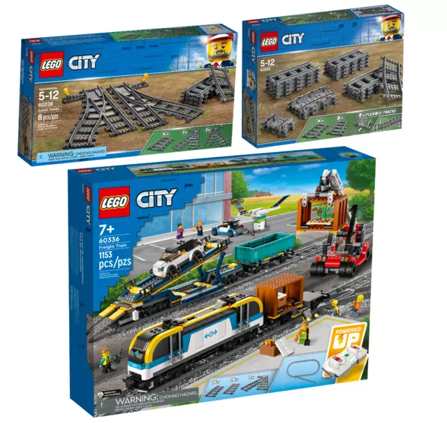 LEGO Trains RC : Boite complémentaire Rails droit et courbes