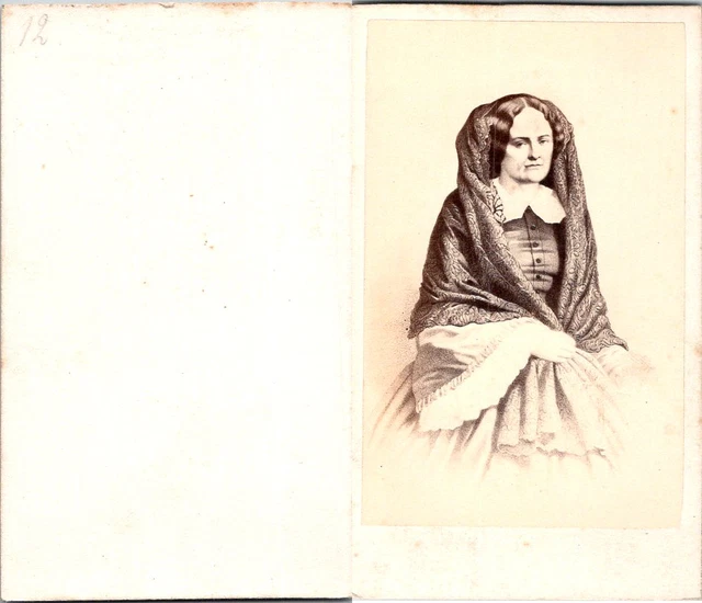 Photo CDV Originale - Famille Comte & Comtesse De Chambost, Savoie, Vers 1870
