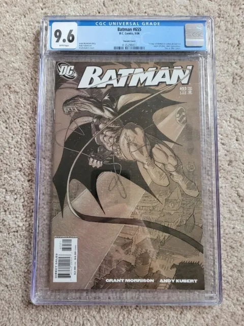 DC Comics Batman #655 CGC 9.6 Variant 1st Apperance Damian Wayne 2006