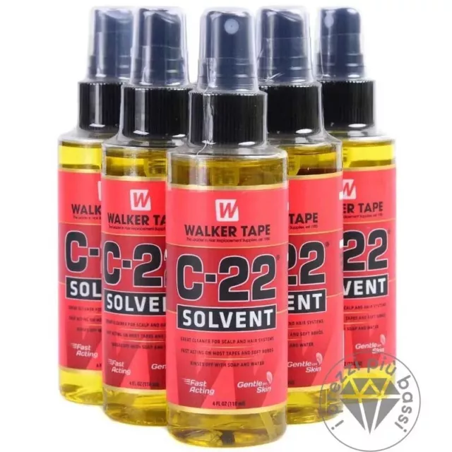 C-22 WALKER TAPE SOLVENTE REMOVER SPRAY 118ml TOUPET PARRUCCA EXTENSIONS CAPELLI 2