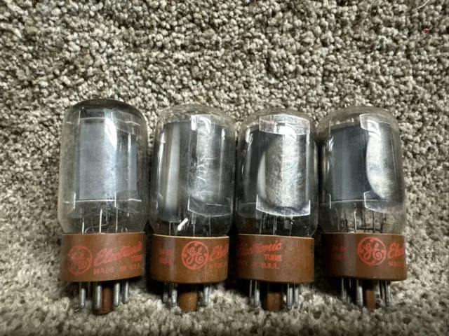 (4) GE Electronic Tube 5881 Power Tested Good