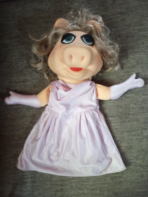 Vintage 1977 Fisher Price Jim Henson Miss Piggy Hand Puppet 855 Doll Muppets 17”