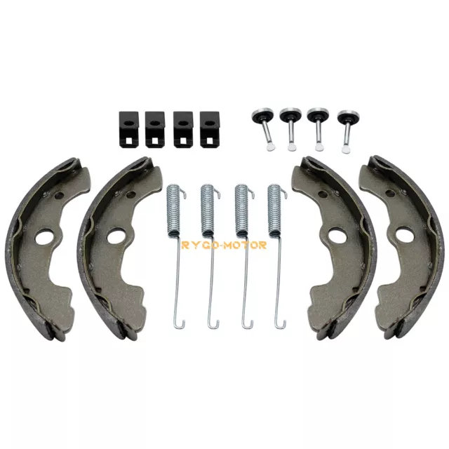 Front Brake Shoes Springs Pins for Honda FourTrax Rancher Foreman Rubicon Rincon