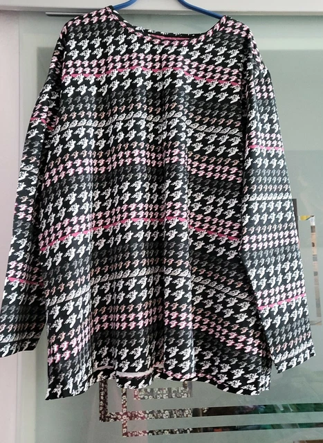 Donna Bluse Maglia Felpa Taglia 56/58 Nuovo