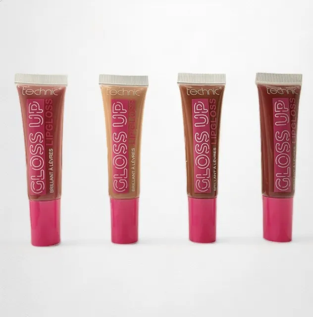 Set of 4 Technic Gloss Up Pigmented Lip Gloss