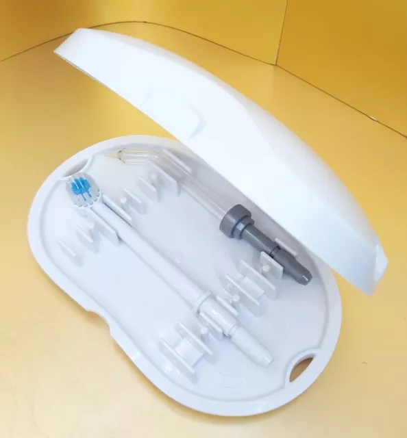 Estuche de almacenamiento de tapa del tanque Waterpik Flosser WP-100W 2 puntas reemplazo incluido