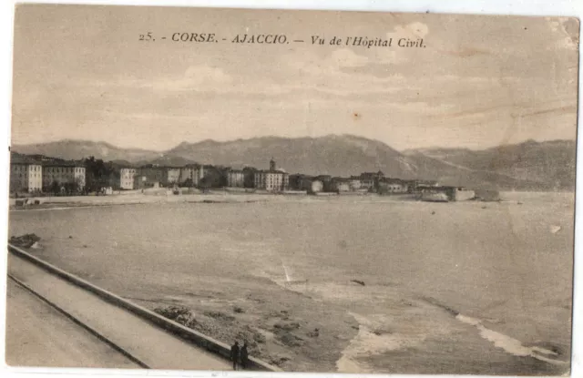 CPA CORSE  AJACCIO - Vu de l' Hôpital Civil