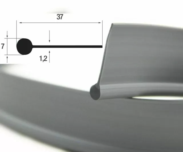 DO7 - Kantenschutz Dichtungsprofil Dichtung aus EPDM - für 1-4 mm