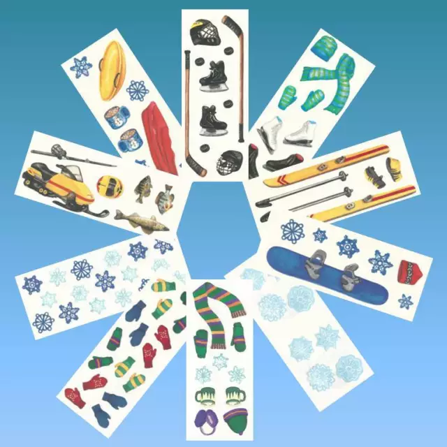 Creative Memories WINTER THEMED STUDIO STICKERS - VARIETY TO CHOOSE