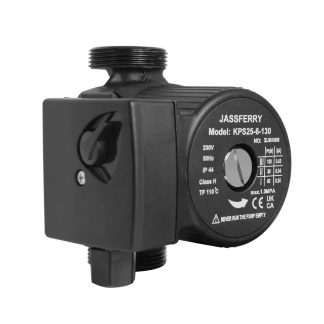 JASSFERRY Central Heating Pump Hot Water Circulation Pump 3 Speed Switch