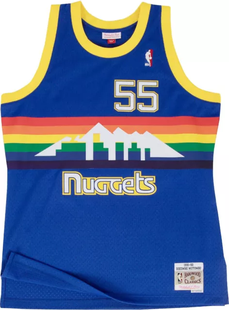 Mitchell & Ness Réplique Swingman NBA Jersey Hwc 55 Mutombo Denver Nuggets