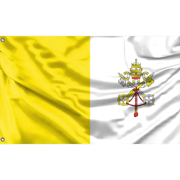 Vatican City Flag, Unique Design, 3x5 Ft / 90x150 cm size, EU Made