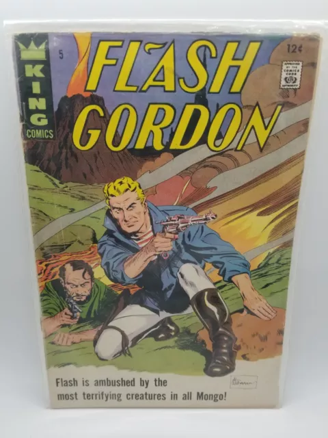 Flash Gordon #5 King Comics Vintage 12 Cent Silver Age Comic Book