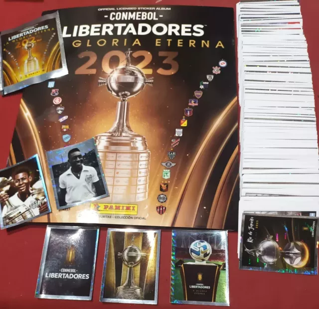 Copa Libertadores 2023 Álbum + Jogo Completo 557 Figurinhas em